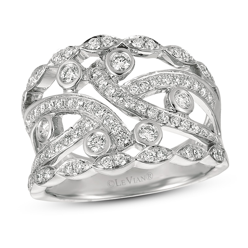 Le Vian Diamond Ring 3/4 ct tw Vanilla Gold Plated - Size 7