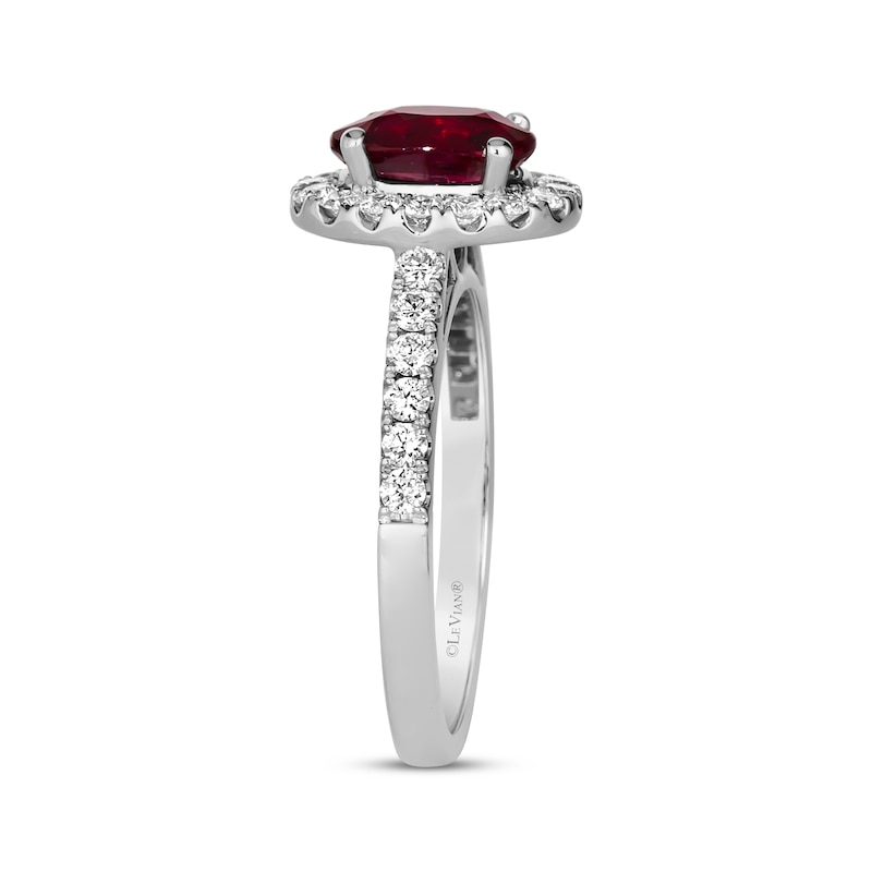 Le Vian Vault Ruby Ring 1/2 ct tw Diamonds Vanilla Gold Plated