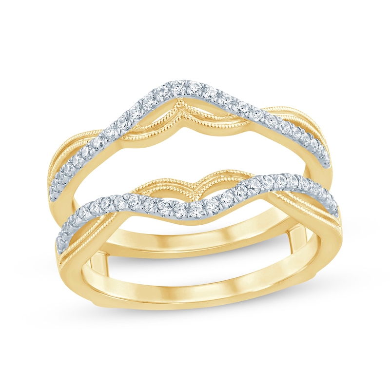 Diamond Eternity Ring 1 ct tw Yellow Gold Plated