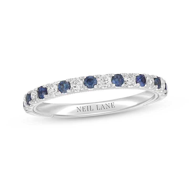 Neil Lane Sapphire Anniversary Band 1/5 ct tw Diamonds Gold Plated