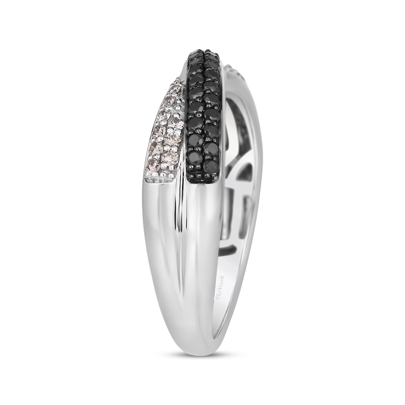 Le Vian Diamond Crossover Ring 3/8 ct tw Vanilla Gold Plated