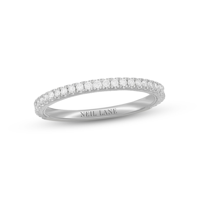Neil Lane Diamond Wedding Band 1/4 ct tw White Gold Plated