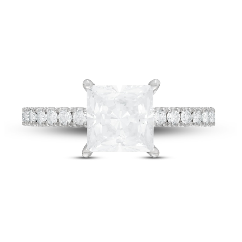 Neil Lane Princess-cut Diamond Engagement Ring 2-3/8 ct tw White Gold Plated