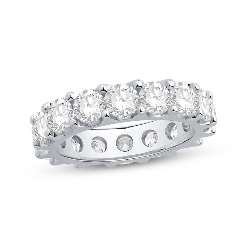 Diamond Eternity Ring 3 ct tw Round-cut White Gold Plated