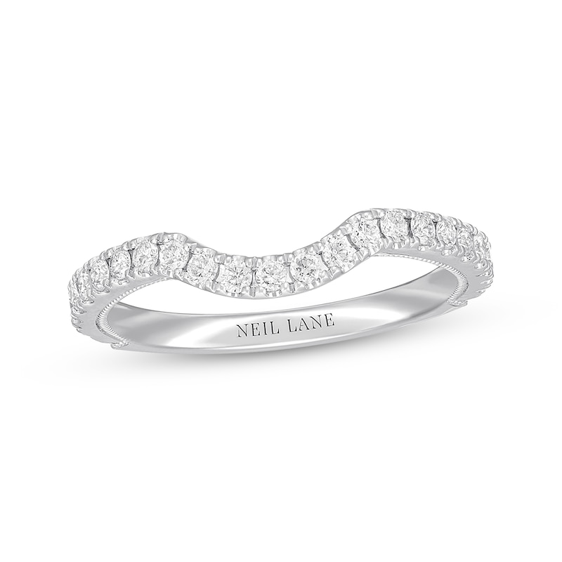 Neil Lane Diamond Wedding Band 3/8 ct tw White Gold Plated
