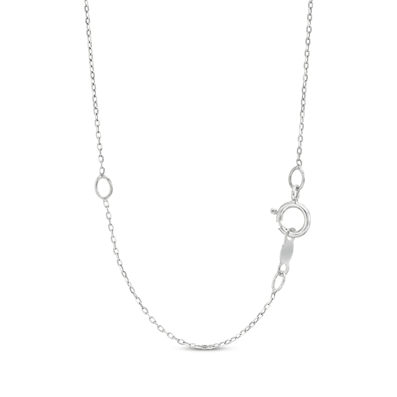 Love Entwined Diamond Necklace 1 ct tw Round-cut White Gold Plated 18