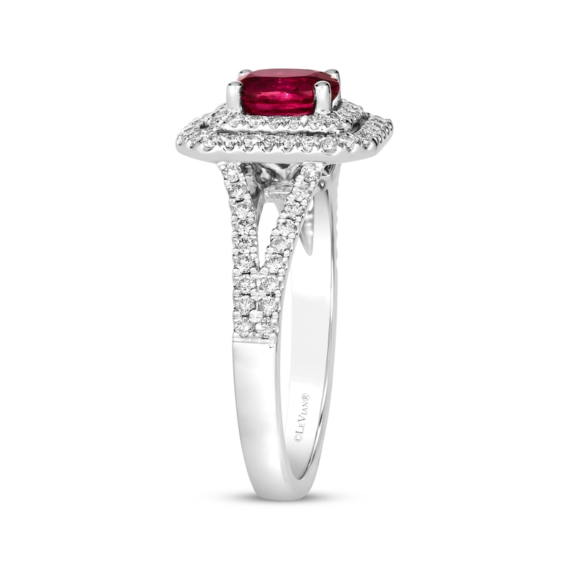Le Vian Vault Ruby Ring 5/8 ct tw Diamonds Platinum