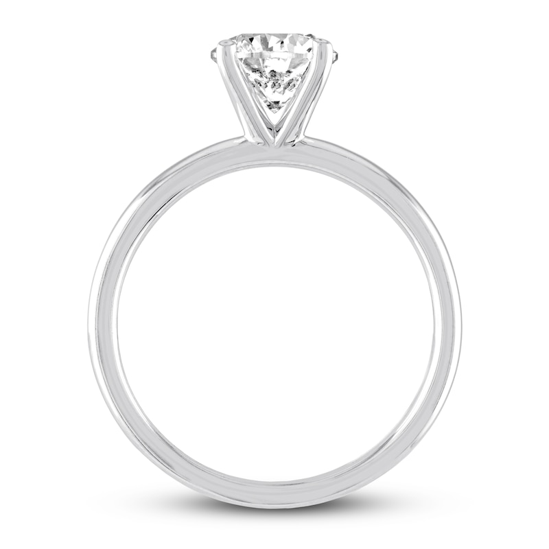 THE LEO Artisan Diamond Ring 2 ct tw Round-cut White Gold Plated