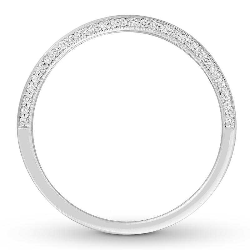 Neil Lane Men's Diamond Wedding Band 1/5 ct tw White Gold Plated