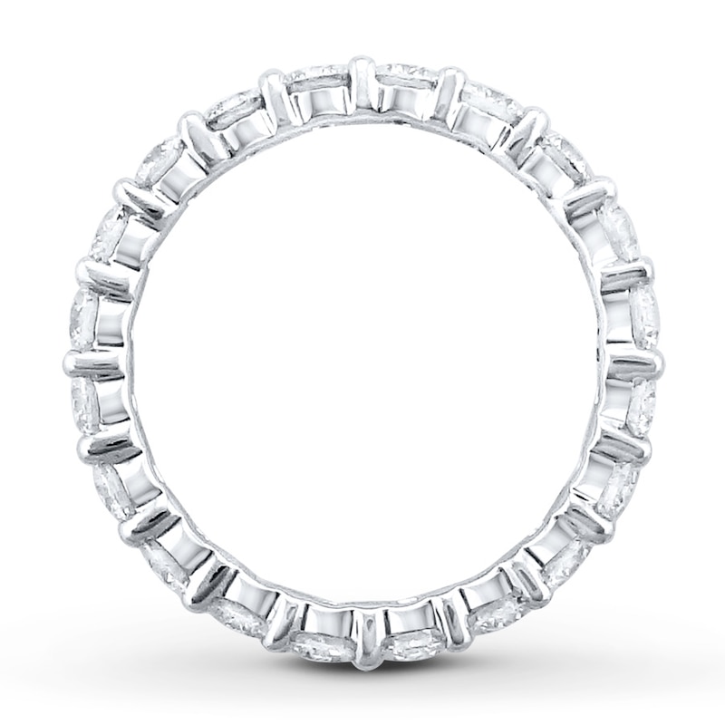 Diamond Eternity Ring 2 ct tw Round-cut White Gold Plated