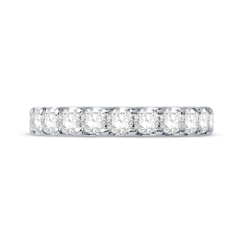 Diamond Eternity Ring 3 ct tw Round-cut White Gold Plated