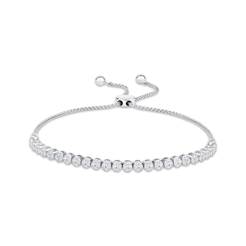 Lab-Created Diamonds by Bolo Bracelet 2 ct tw White Gold Plated
