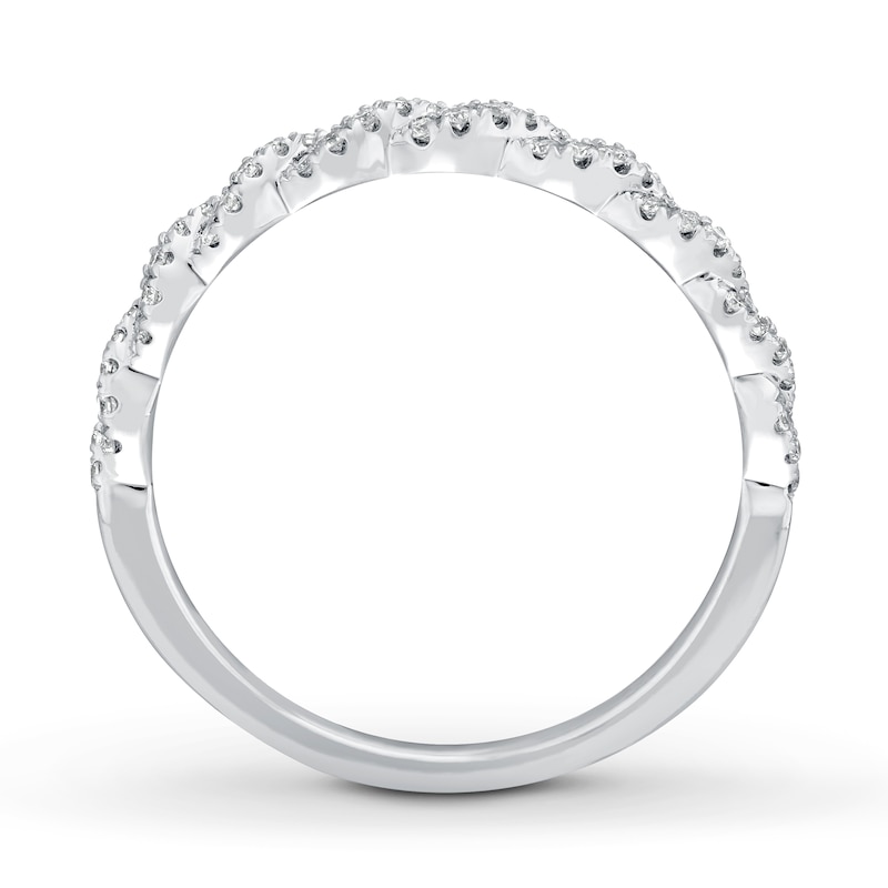 Neil Lane Wedding Band 1/5 ct tw Diamonds White Gold Plated