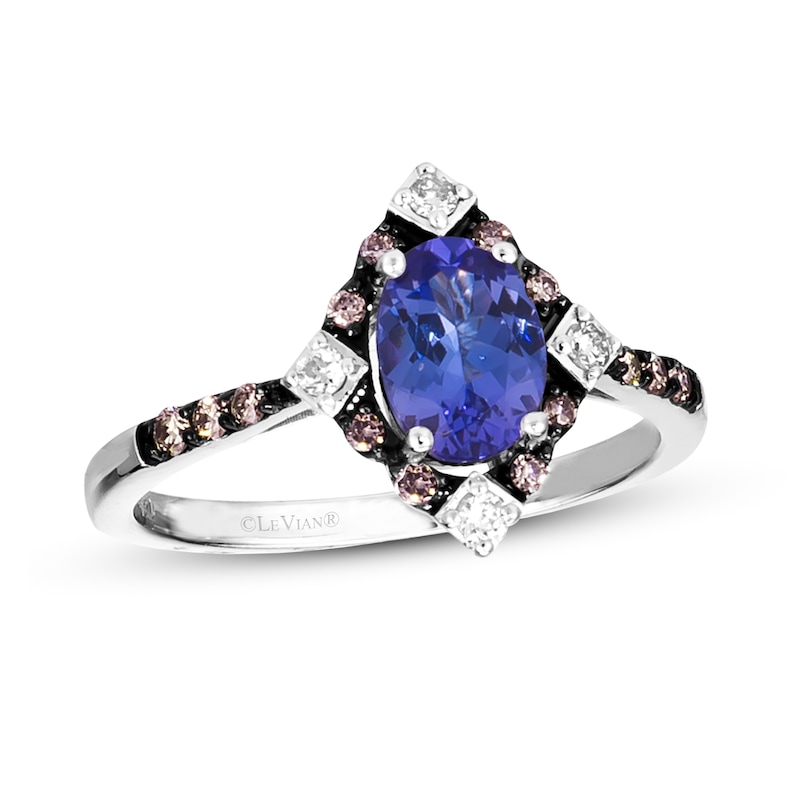 Le Vian Tanzanite Ring 1/5 ct tw Diamonds Vanilla Gold Plated