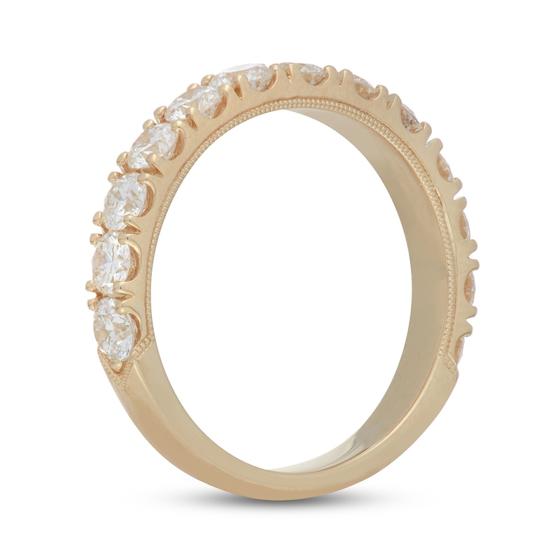 Neil Lane Diamond Anniversary Band 1-1/2 ct tw Yellow Gold Plated