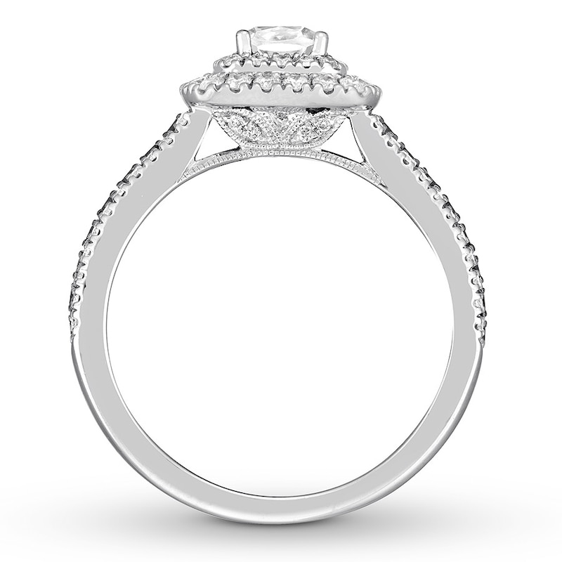Neil Lane Cushion-cut Diamond Engagement Ring 1-1/8 ct tw White Gold Plated