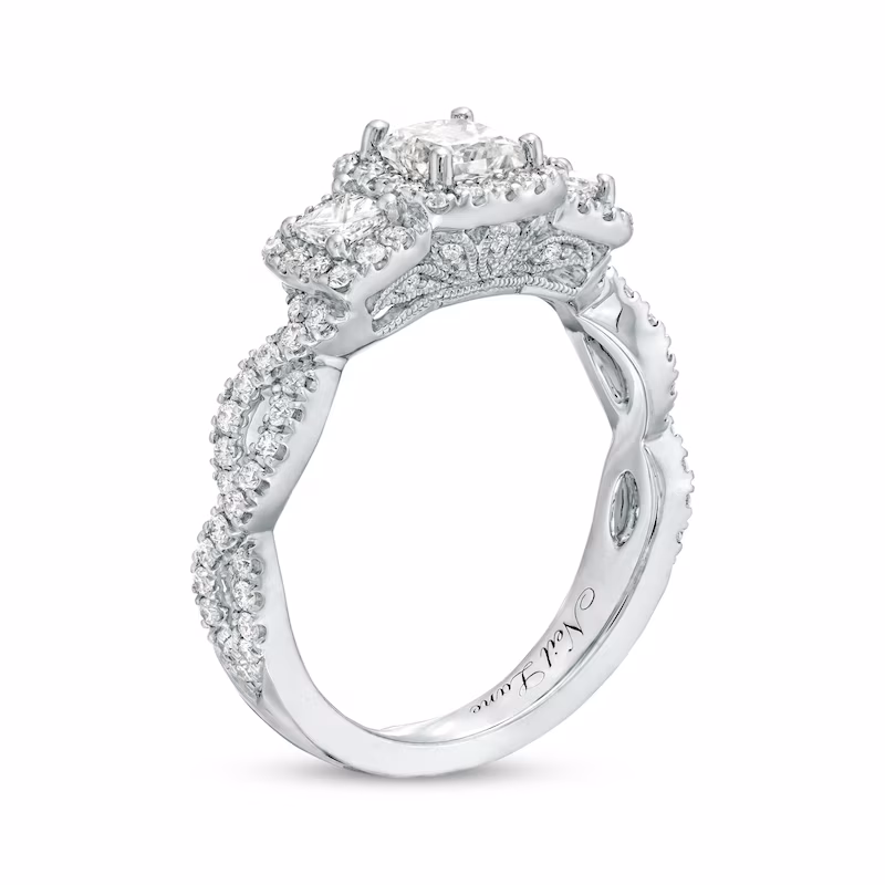 Neil Lane Engagement Ring 1-1/8 ct tw Diamonds 14K White Gold