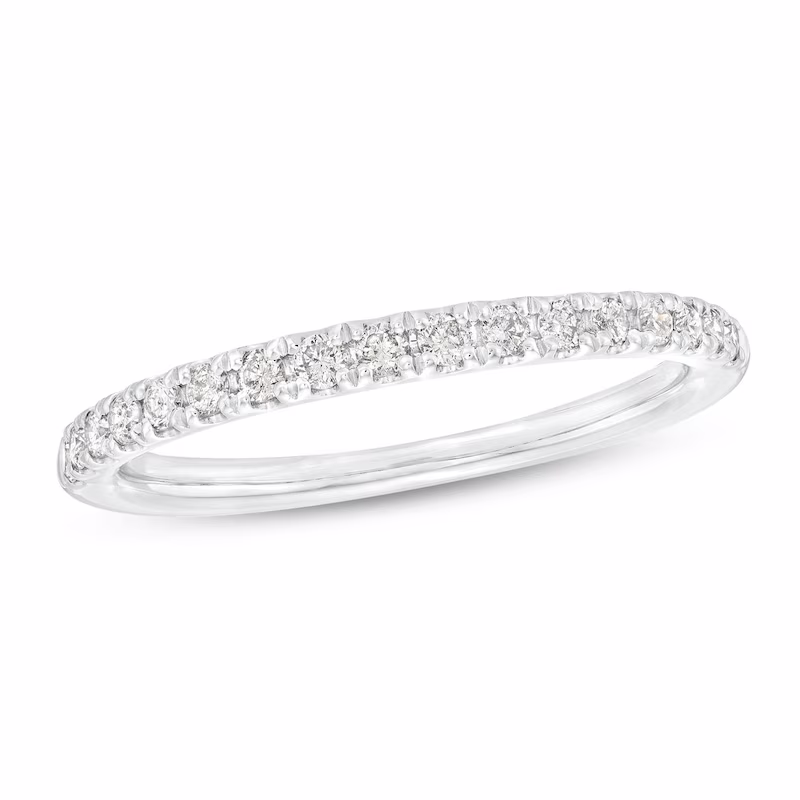 Now + Forever Diamond Band 1/4 ct tw Round-cut 10K White Gold