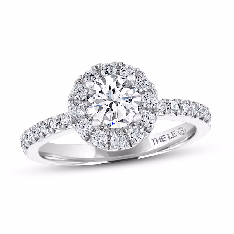 THE LEO Diamond Engagement Ring 1-1/8 ct tw Round-cut 14K White Gold