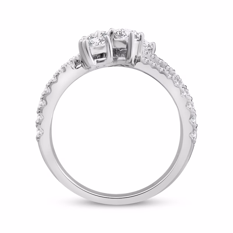 Diamond Ring 1-1/2 ct tw 10K White Gold