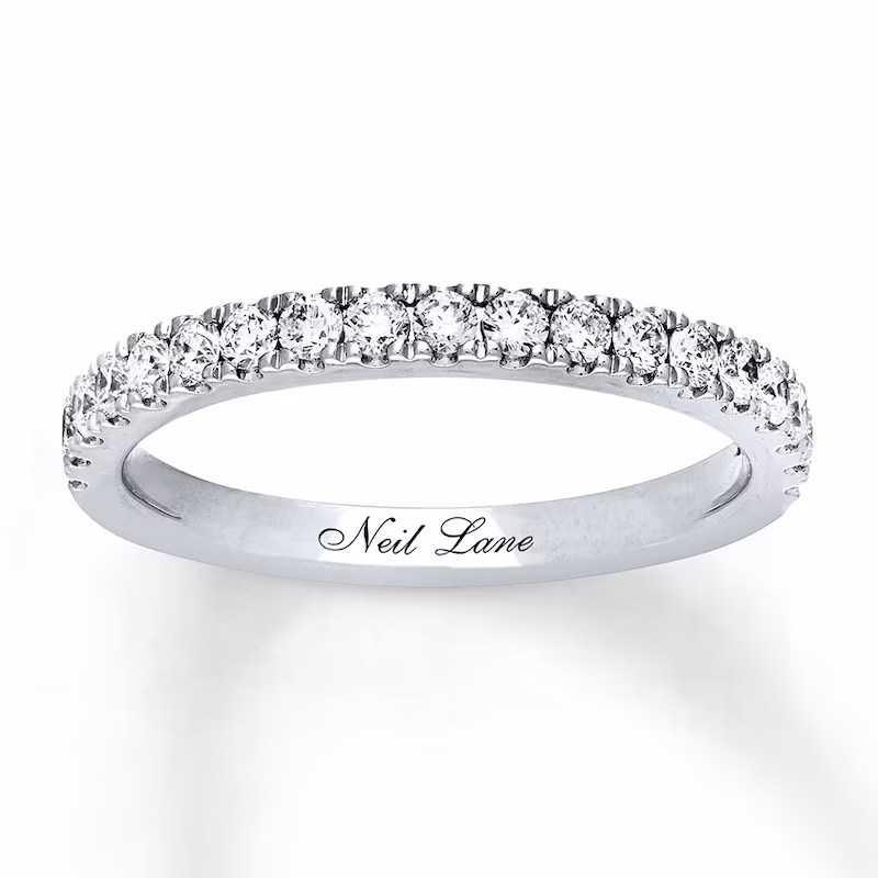 Neil Lane Wedding Band 1/2 ct tw Diamonds 14K White Gold