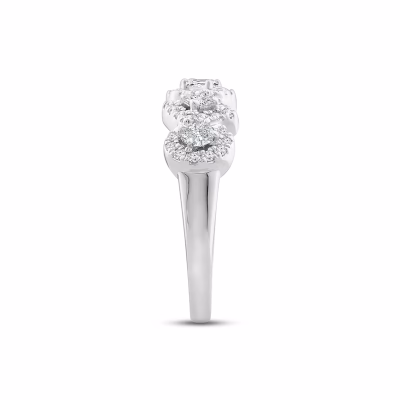 Diamond Ring 1/2 ct tw 10K White Gold