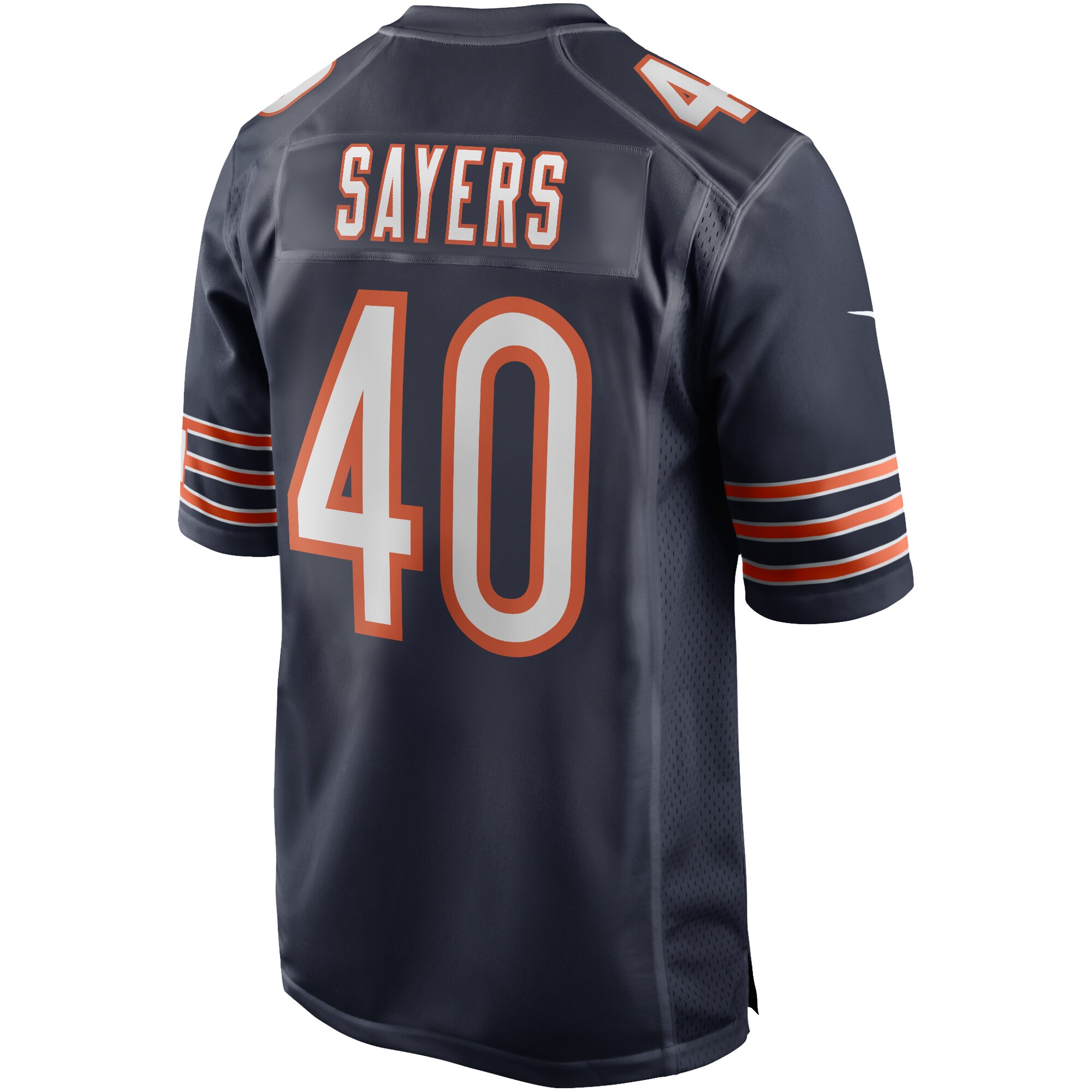 Gale Sayers Chicago Bears Game Retired Player Jersey - Navy