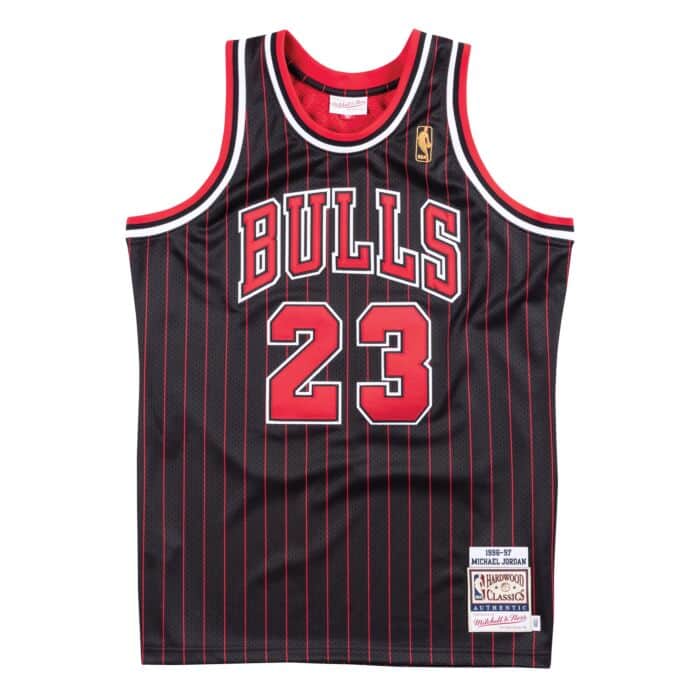 Authentic Jersey Chicago Bulls Alternate 1996-97 Michael