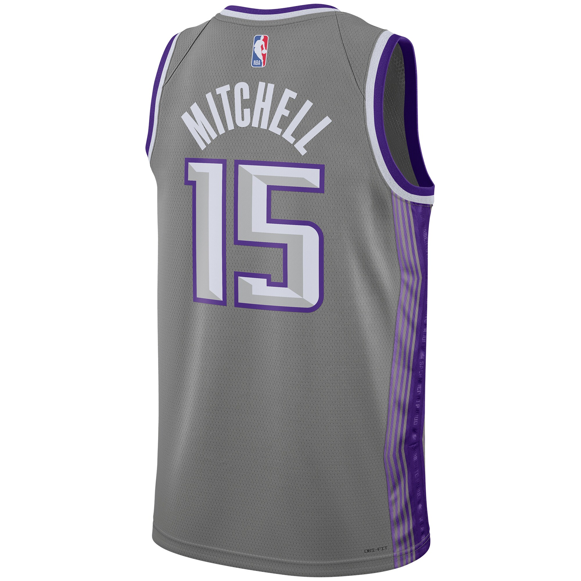 Davion Mitchell Sacramento Kings Unisex 2022/23 Swingman Jersey - City Edition - Anthracite