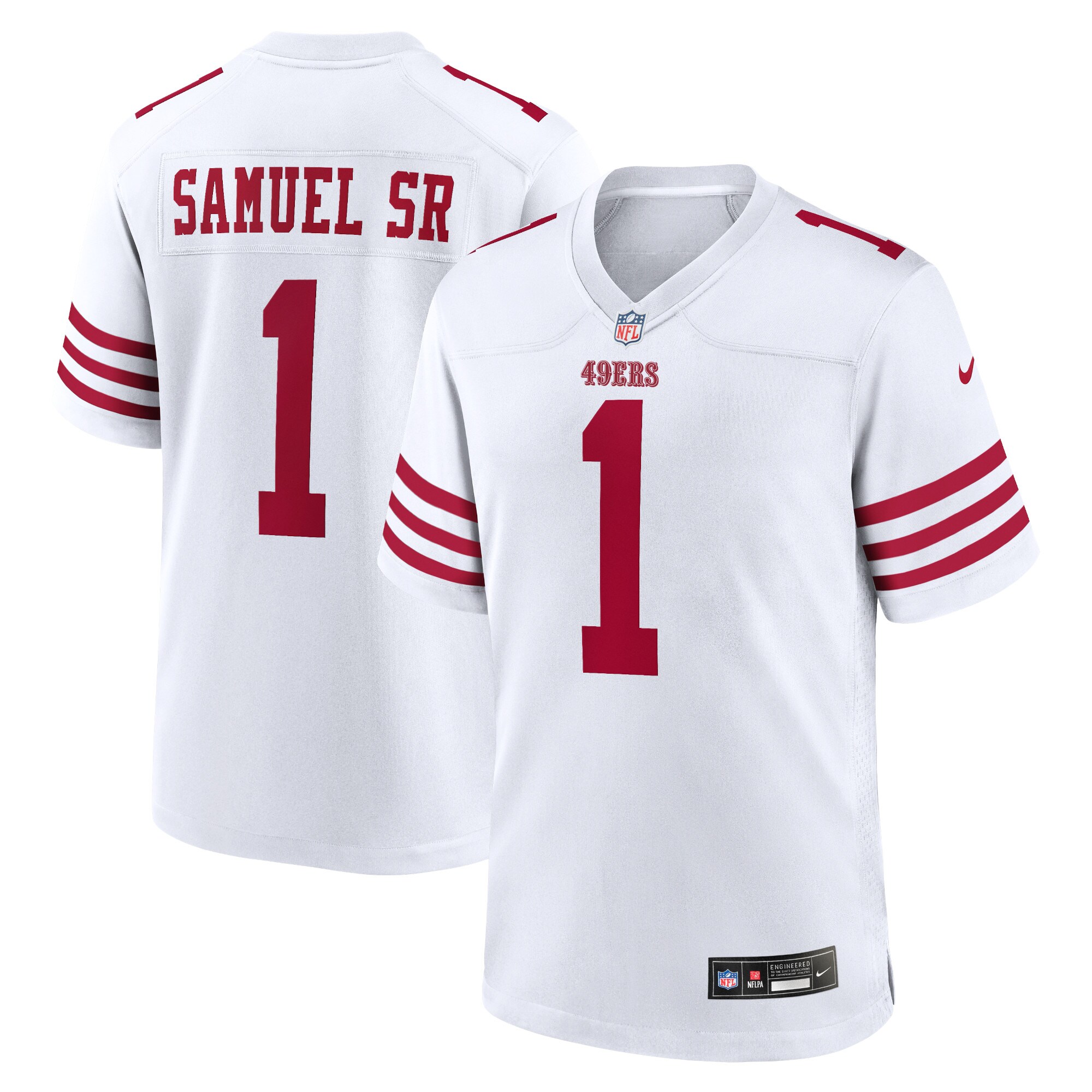 Deebo Samuel Sr San Francisco 49ers Game Player Jersey - Scarlet