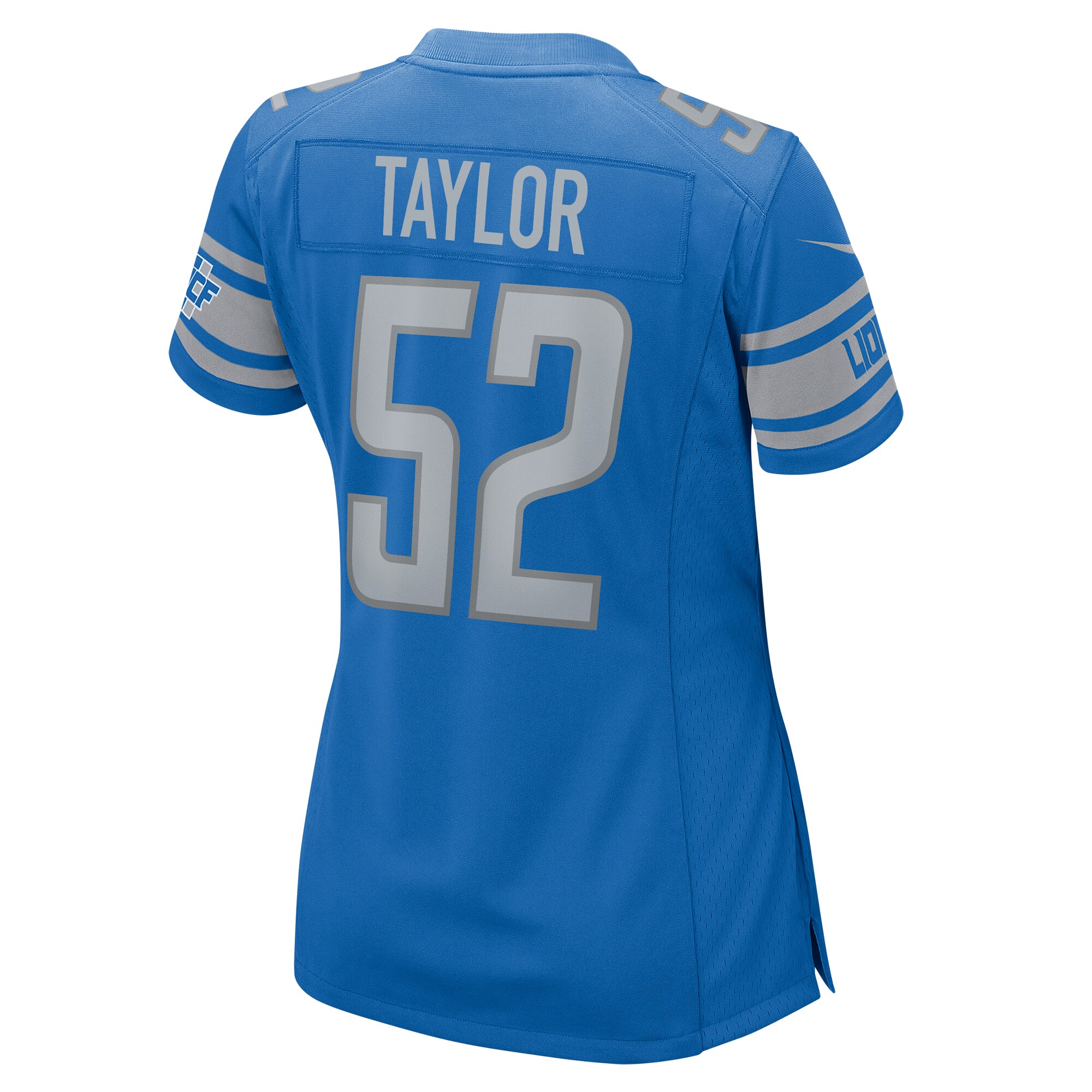 Demetrius Taylor Detroit Lions  Women's Home Game Player Jersey - Blue