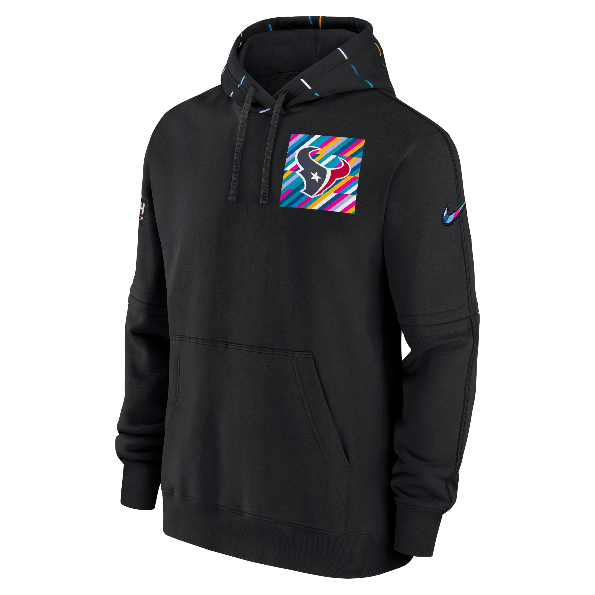 Houston Texans  2023  Crucial Catch Club Pullover Hoodie - Black