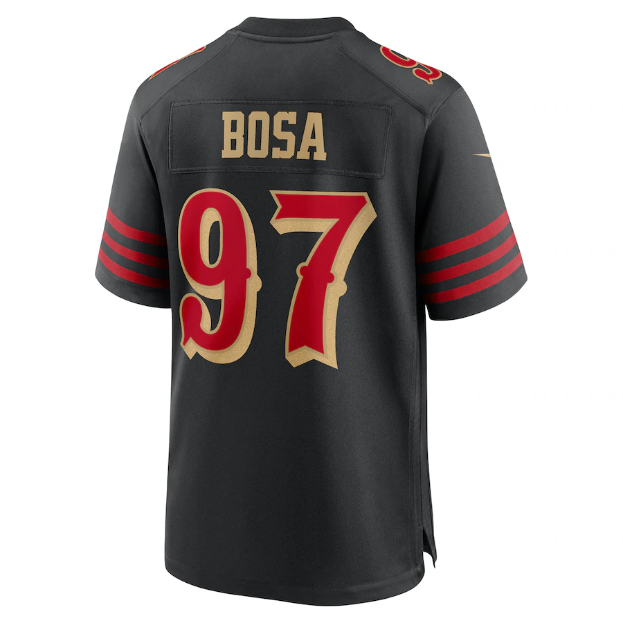 Nick Bosa #97 San Francisco 49ers 2025 Rivalries Collection Game Jersey - Black