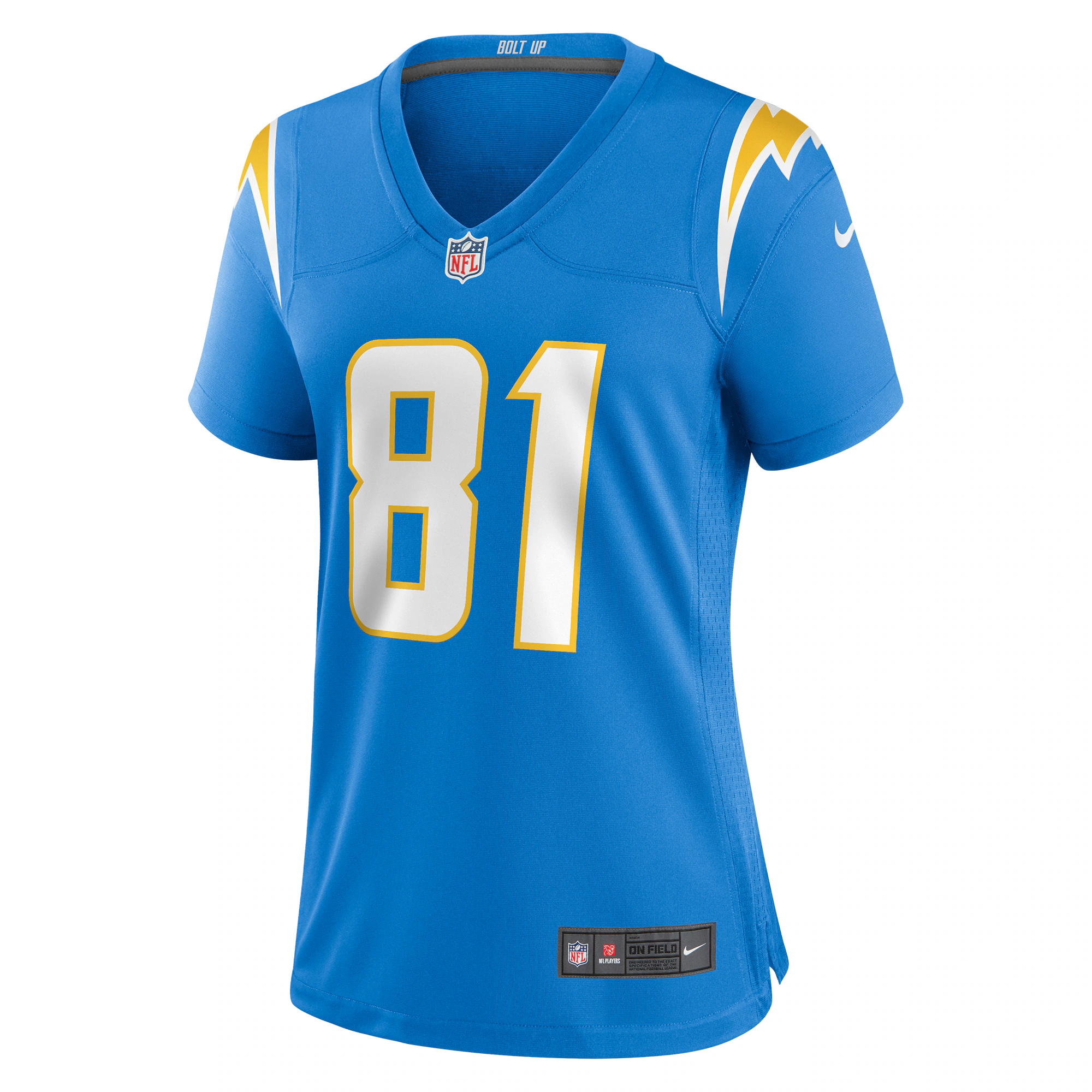 Will Dissly Los Angeles Chargers Women's  Game Jersey -  Powder Blue