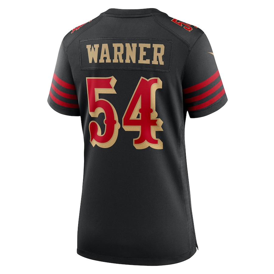 Fred Warner #54 San Francisco 49ers Women's 2025 Rivalries Collection Game Jersey - Black