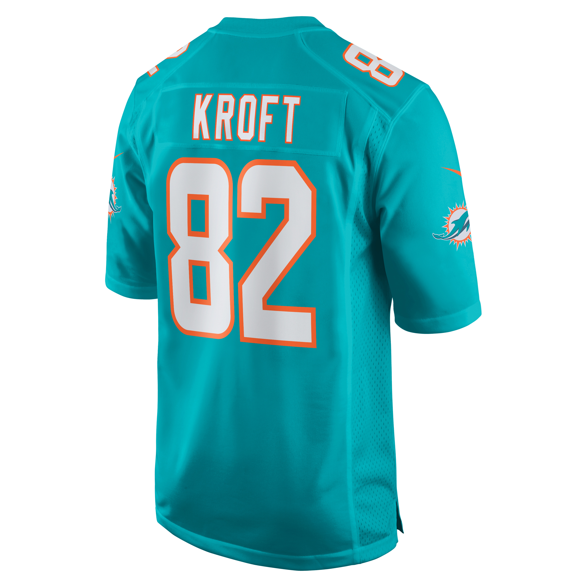 Tyler Kroft Miami Dolphins Team Game Jersey -  Aqua