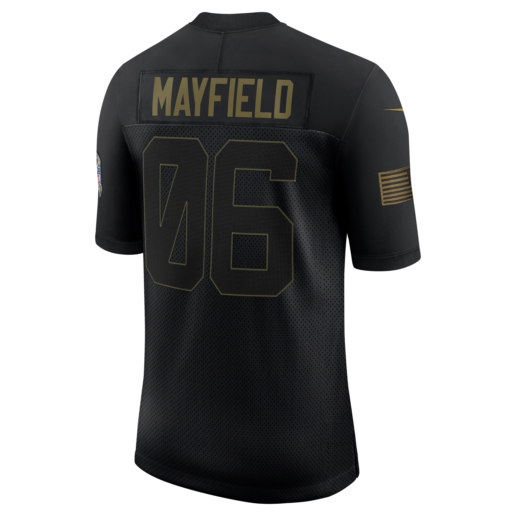 Baker Mayfield Cleveland Browns  2020 Salute To Service Limited Jersey - Black