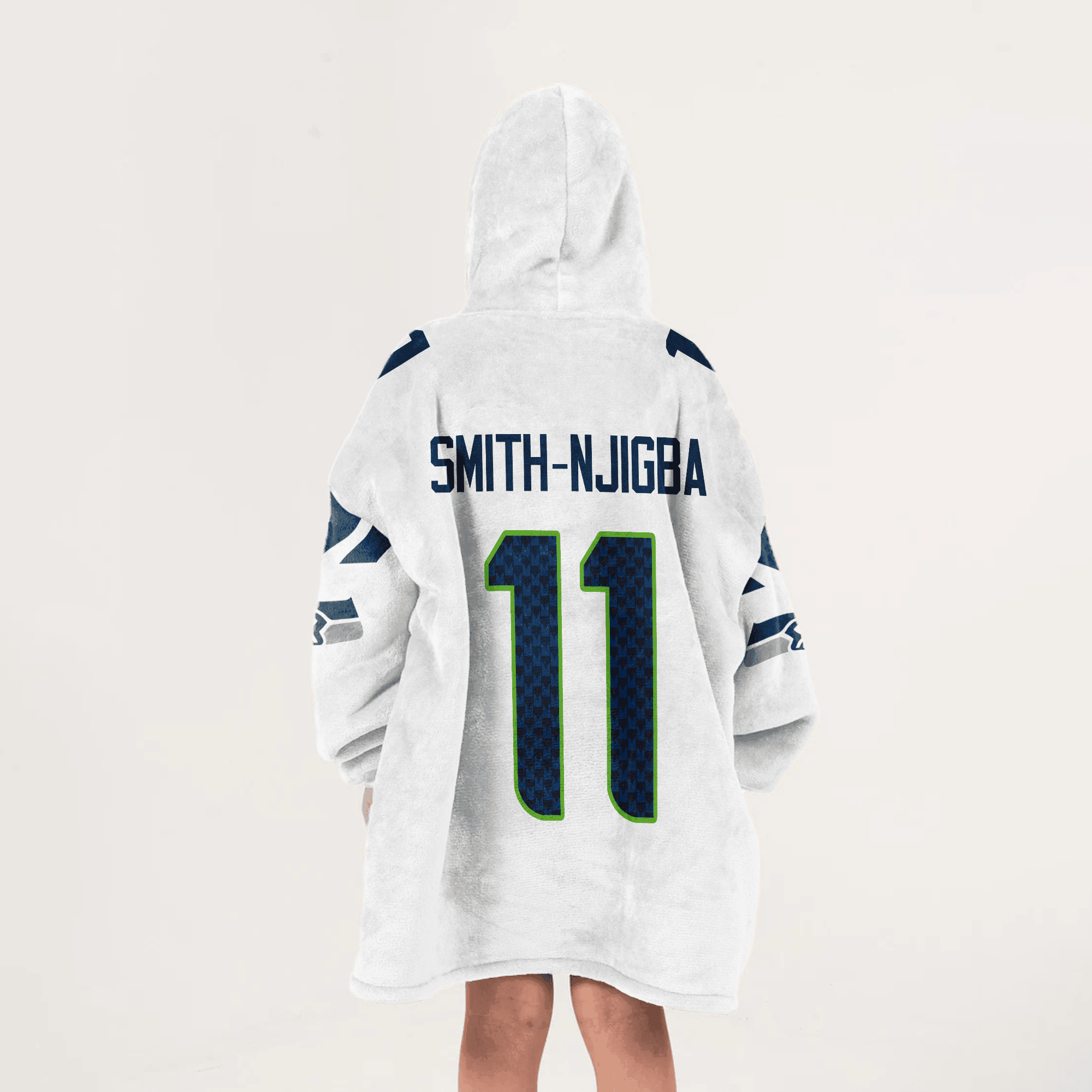 Kid 11 Seattle Football Unisex Blanket Hoodie