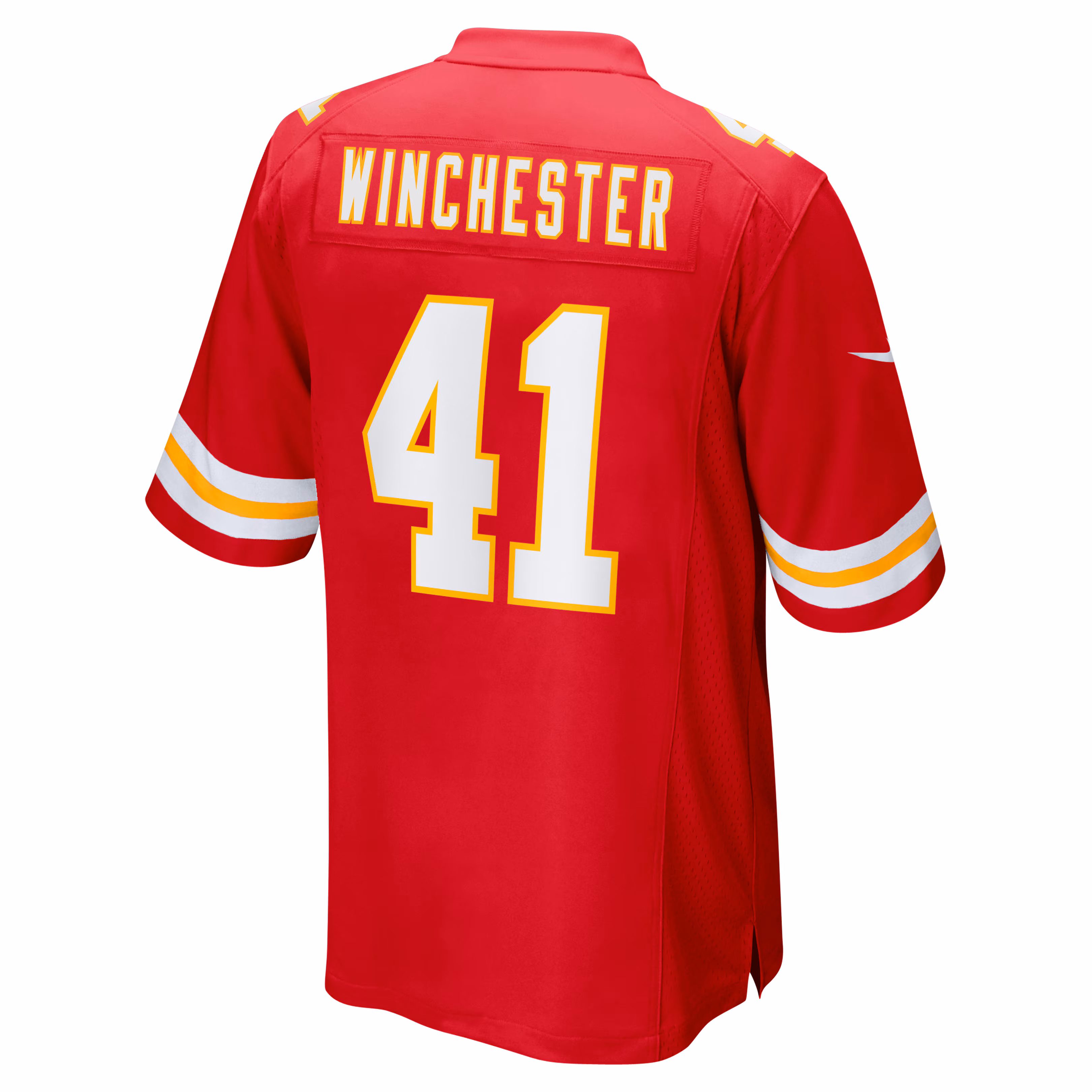 James Winchester Kansas City Chiefs Game Jersey - Red