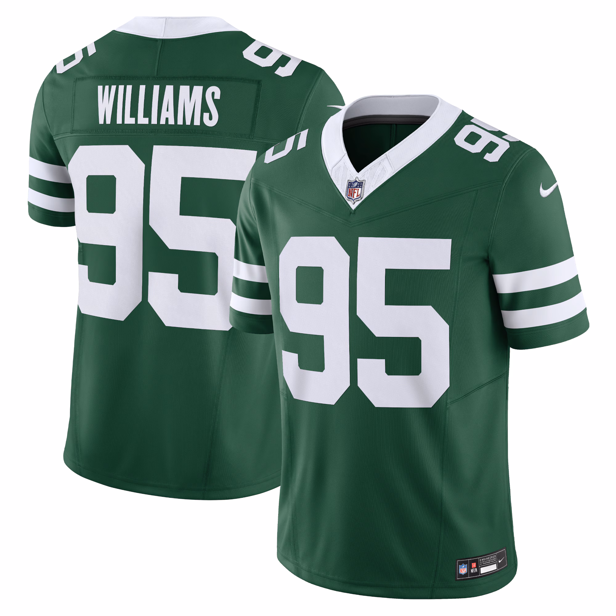 Quinnen Williams New York Jets Vapor F.U.S.E. Limited Jersey - Legacy White
