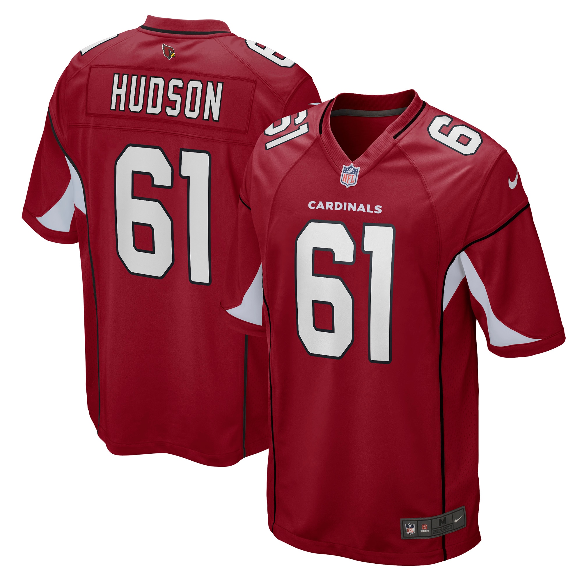 Rodney Hudson Arizona Cardinals  Game Jersey - Cardinal