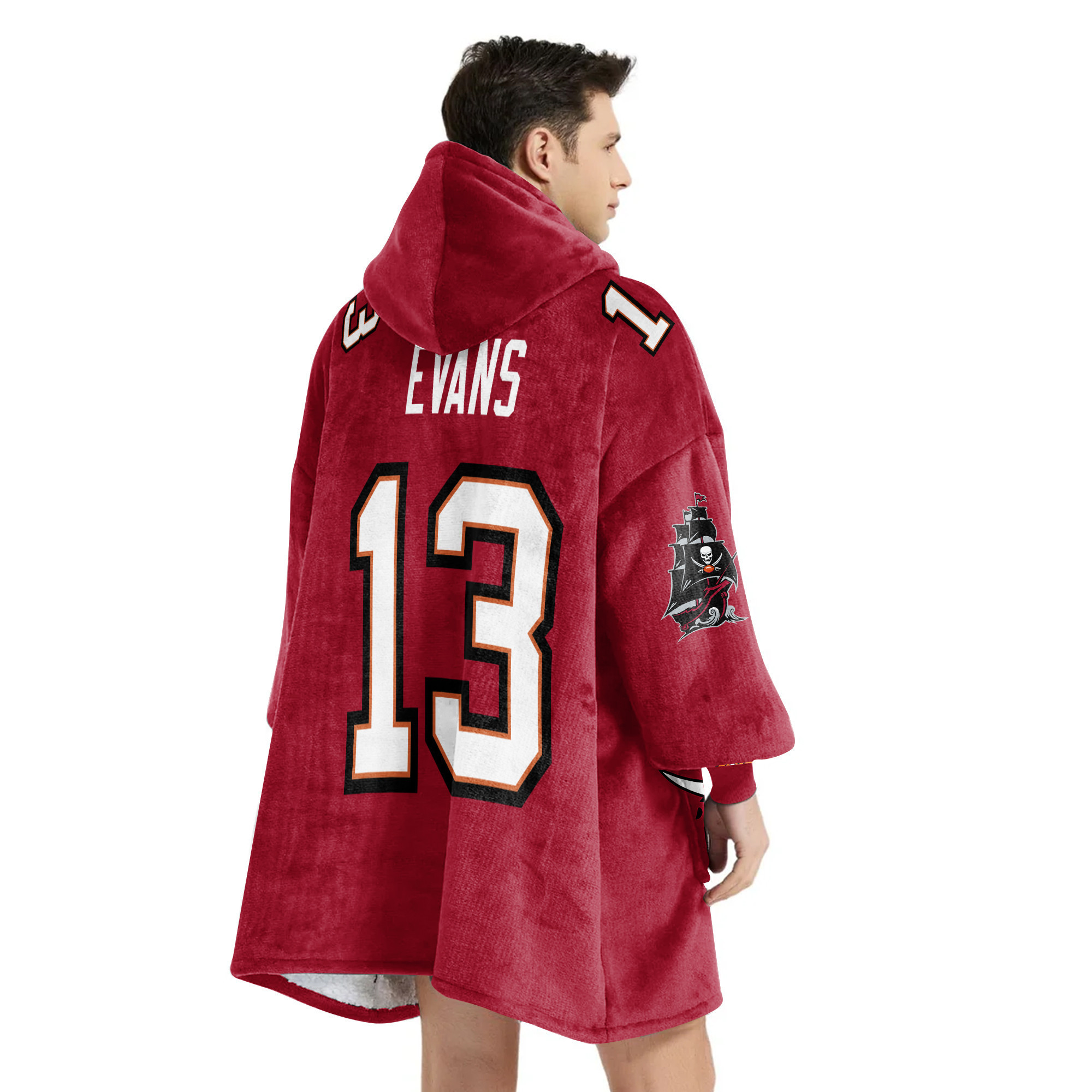Adult 13 Tampa Bay Football Unisex Blanket Hoodie