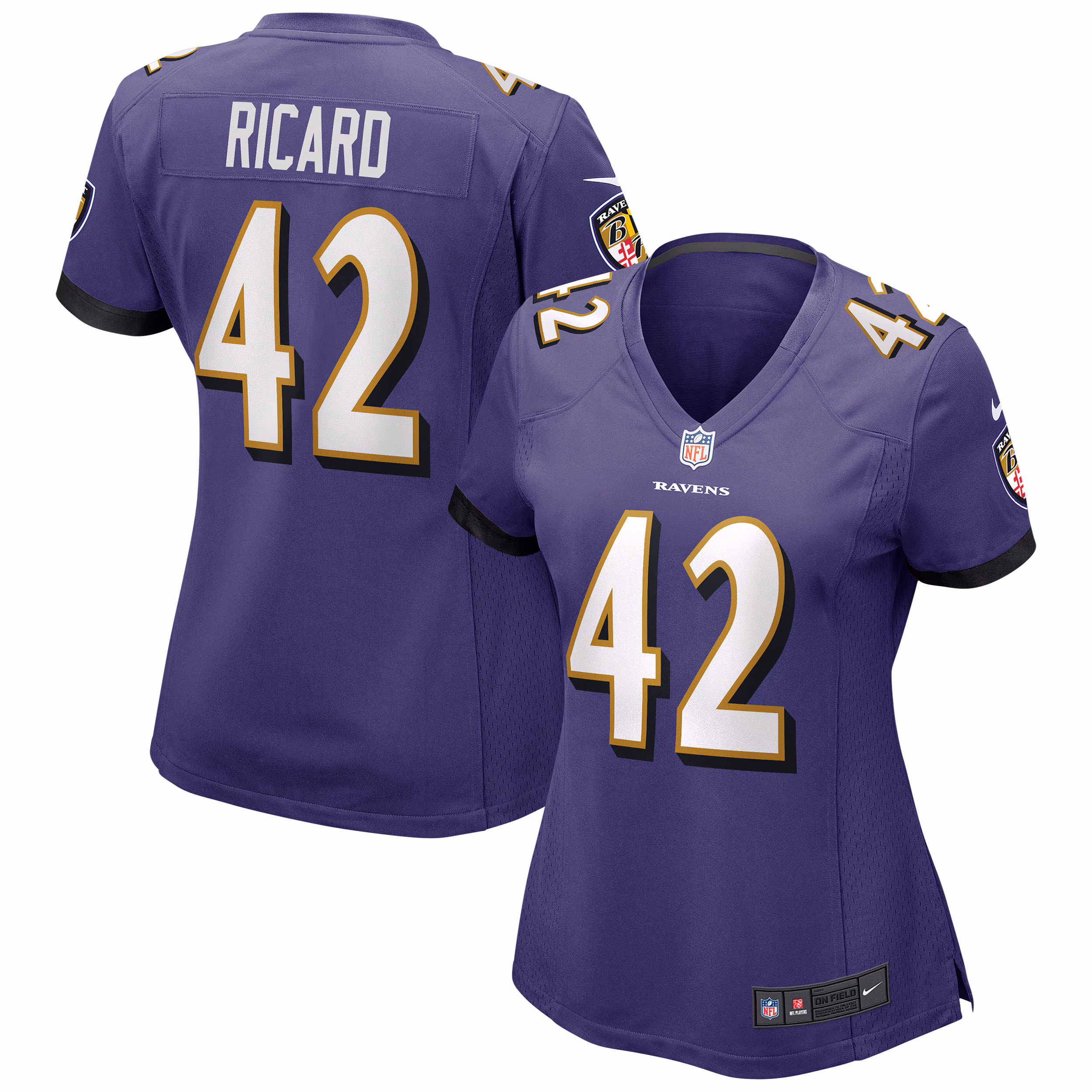 Patrick Ricard Baltimore Ravens Women's Game Jersey - Purple