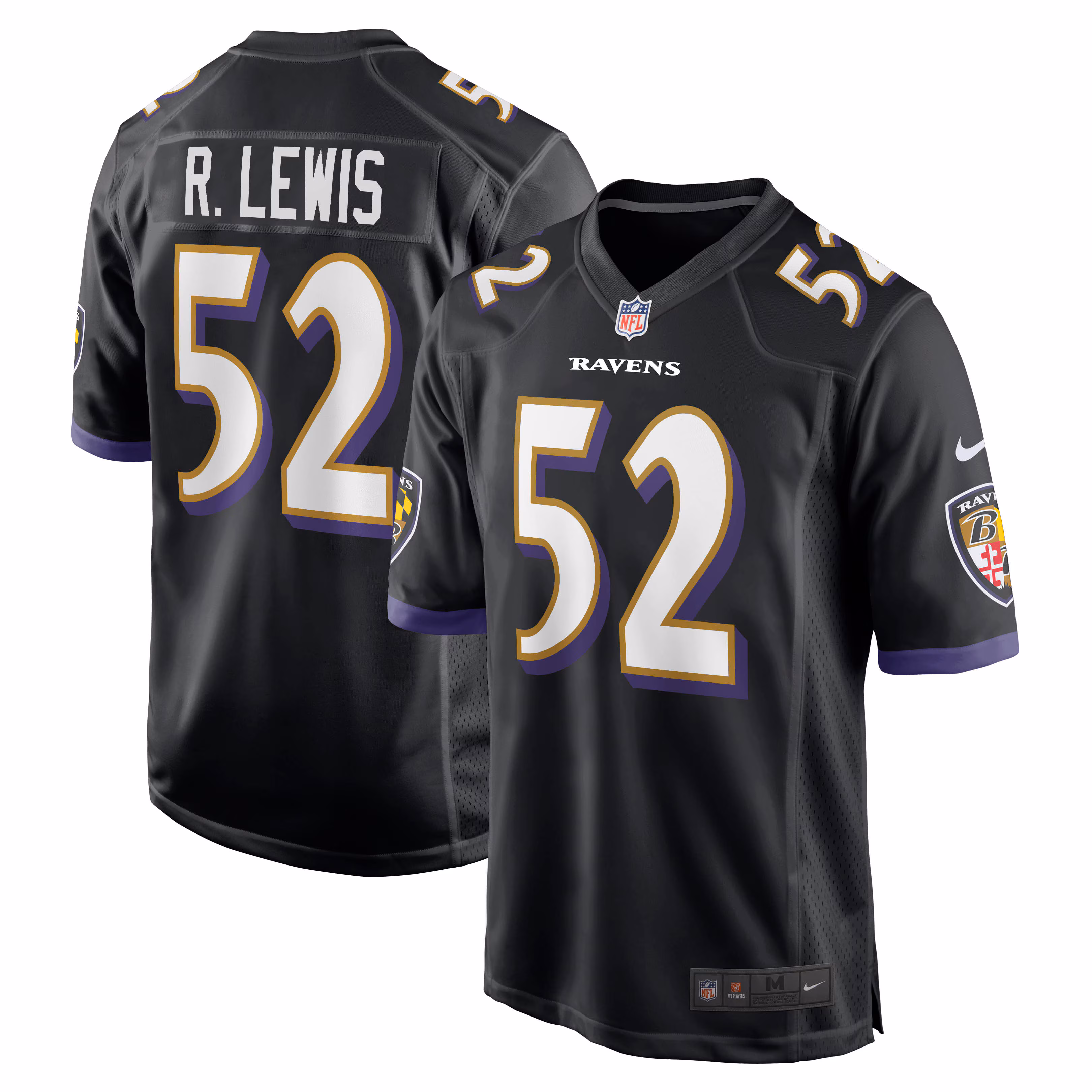 Ray Lewis Baltimore Ravens Retired Player Jersey - Purple