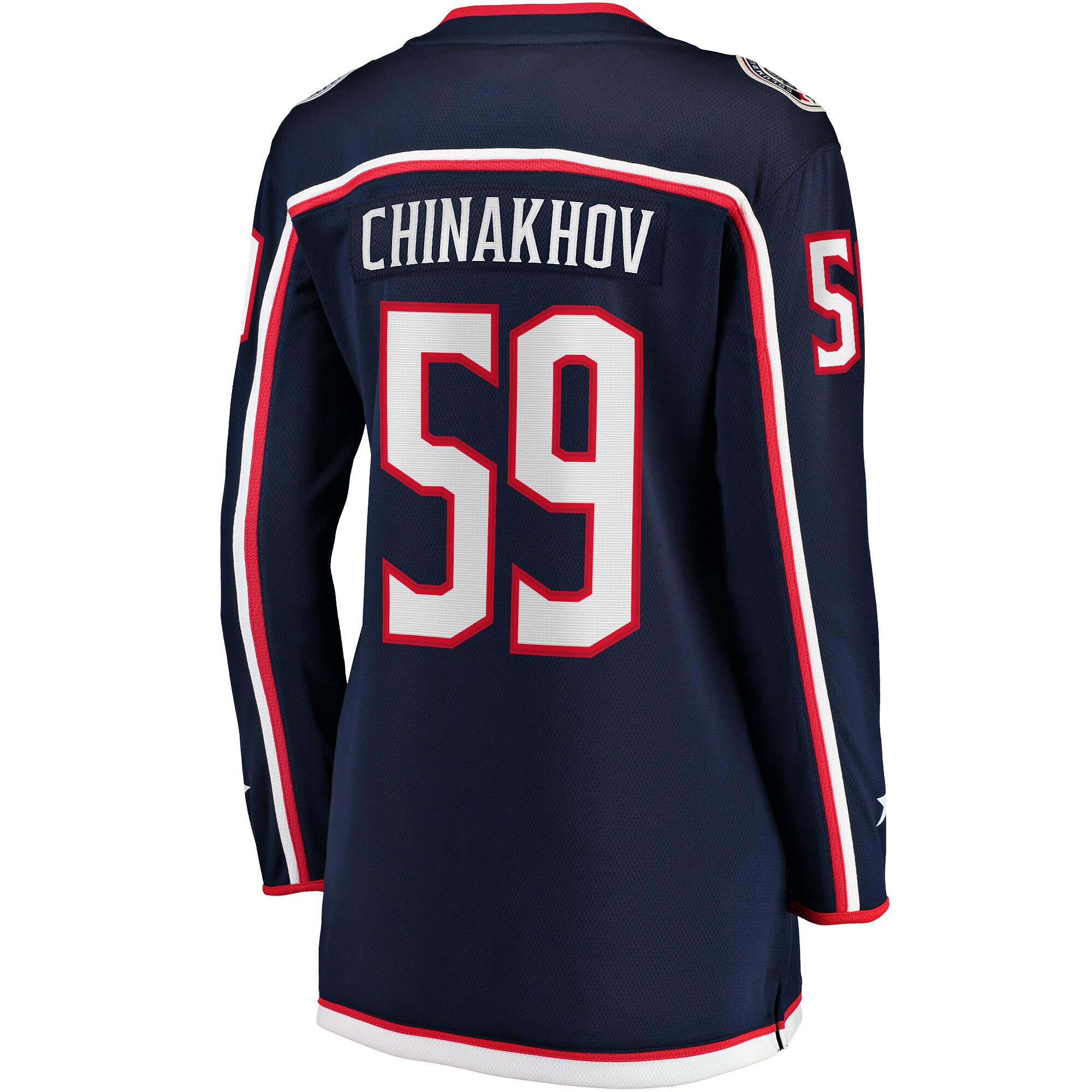 Yegor Chinakhov Columbus Blue Jackets Women's Home Breakaway Player Jersey - Navy