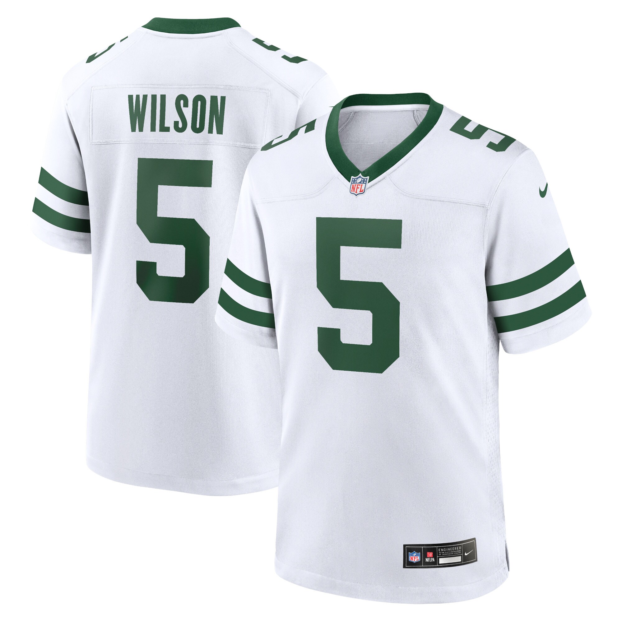 Garrett Wilson New York Jets Alternate Game Jersey - Legacy Black