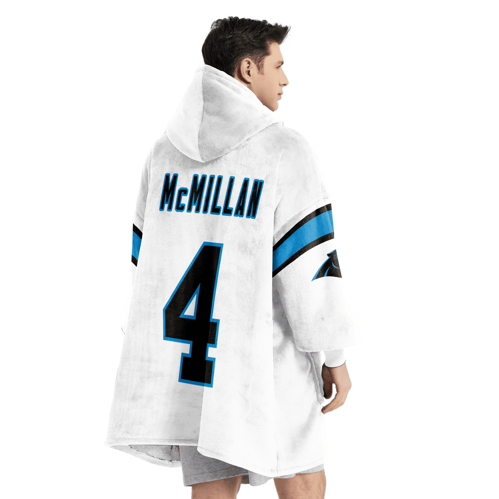 Adult 4 Carolina Football Unisex Blanket Hoodie