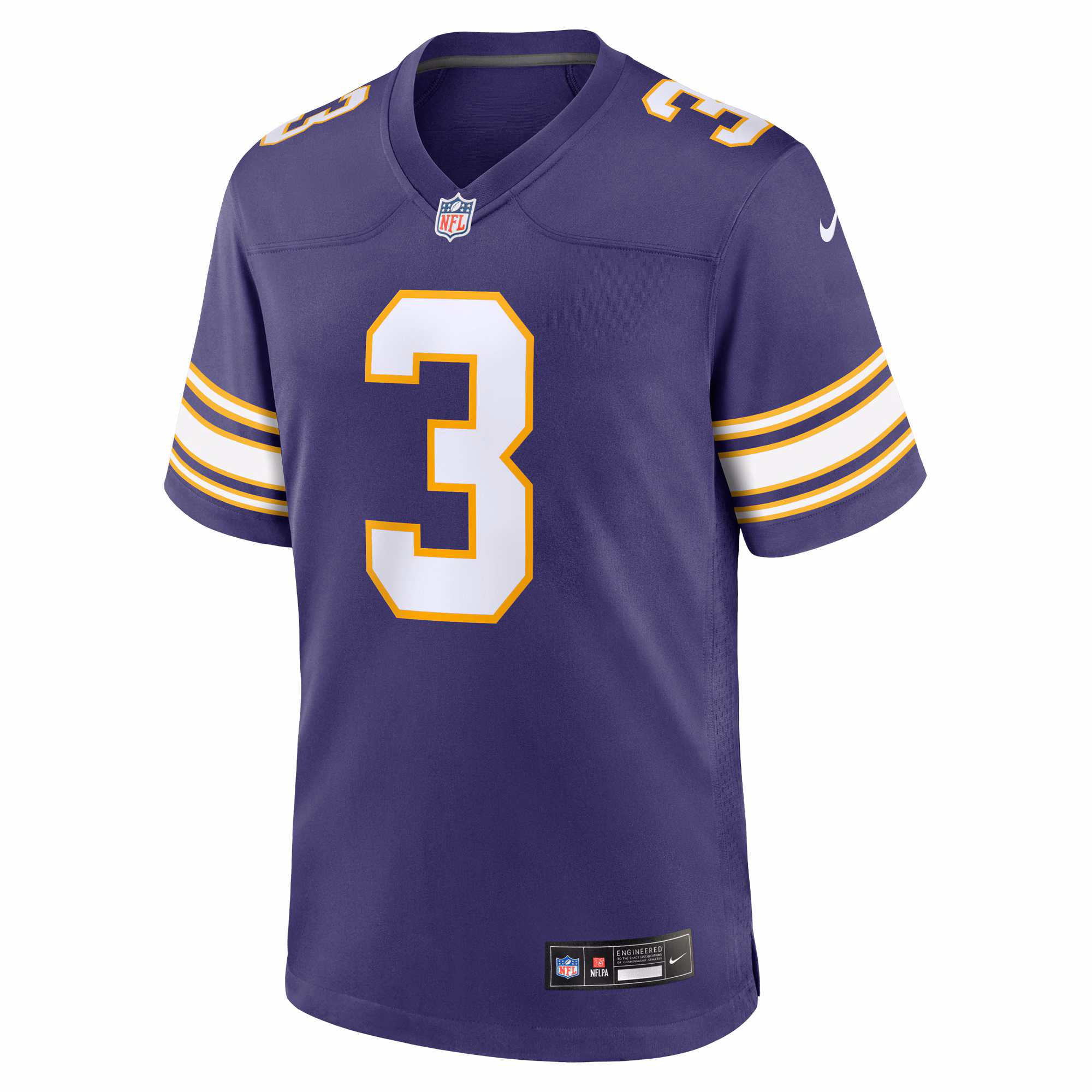 Addison Minnesota Vikings Away Game Jersey - White