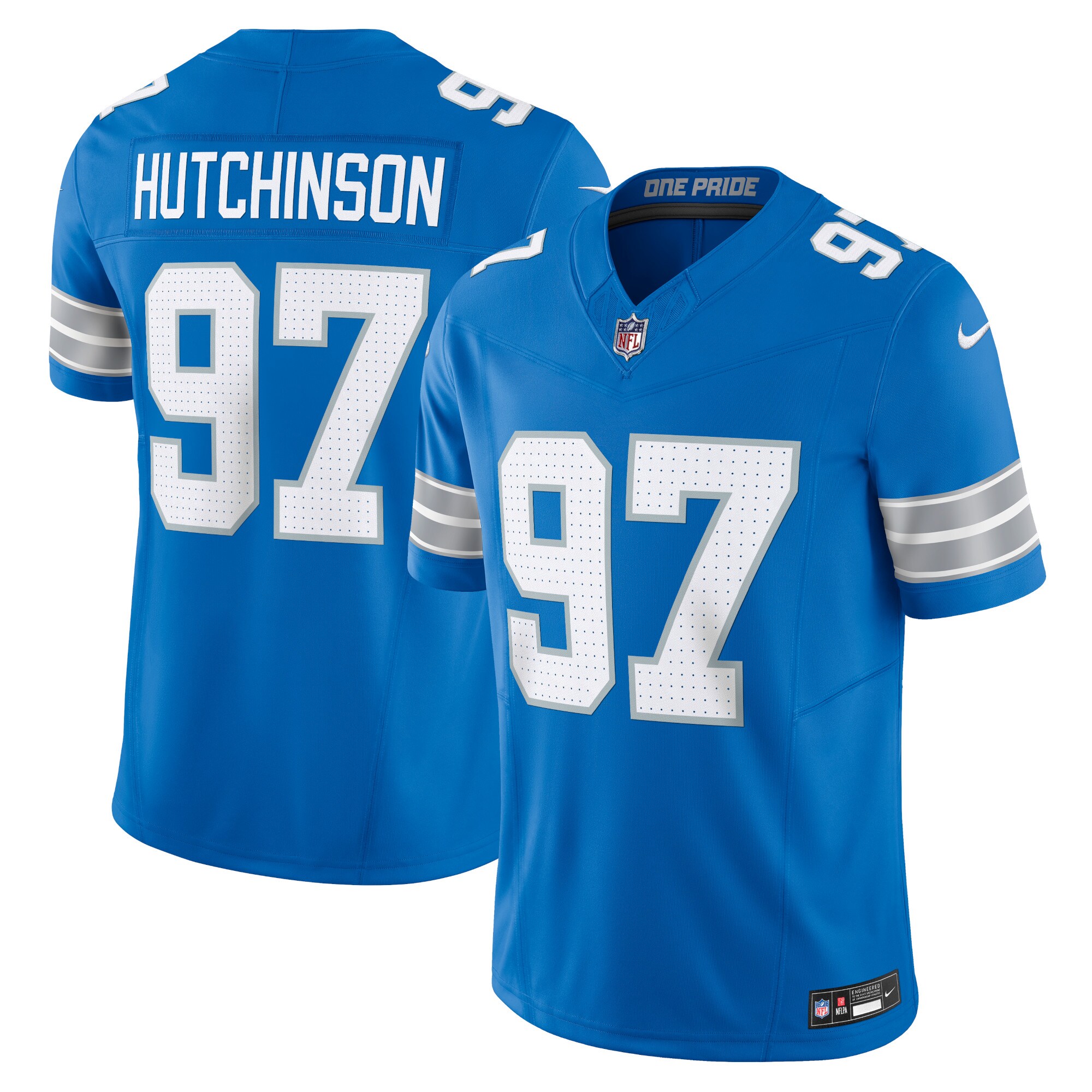 Aidan Hutchinson Detroit Lions Vapor F.U.S.E. Limited Jersey - White