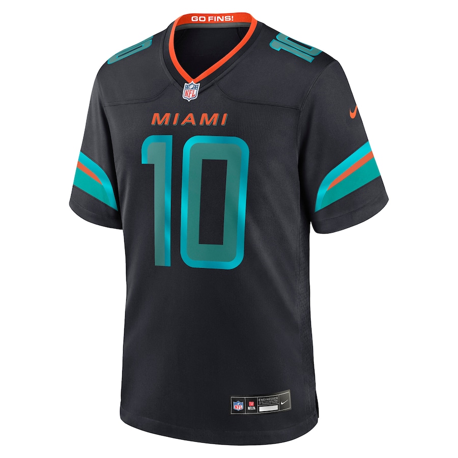 Tyreek Hill #10 Miami Dolphins 2025 Rivalries Collection Game Jersey - Pitch Blue